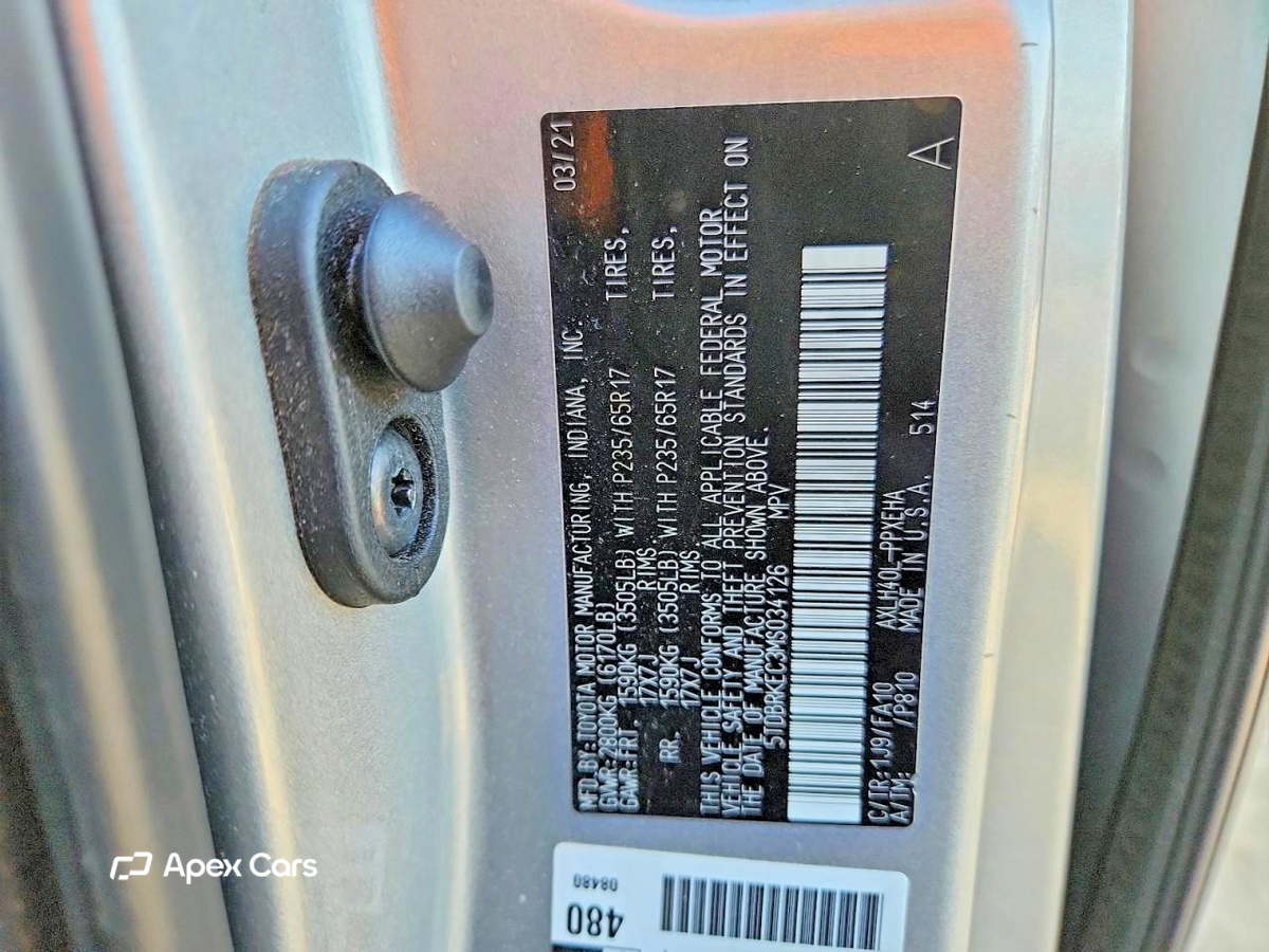 Toyota Sienna 2021