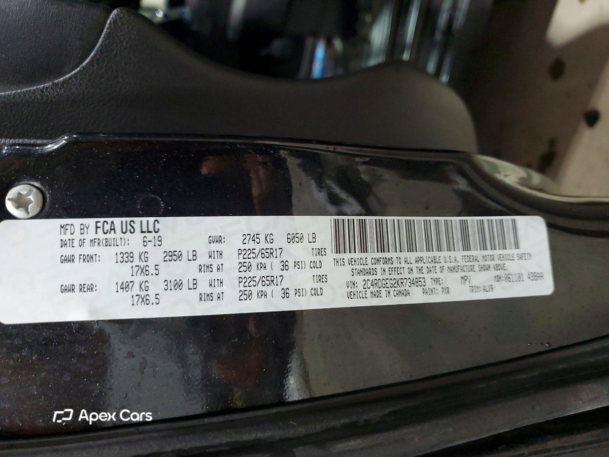 Dodge Caravan 2019