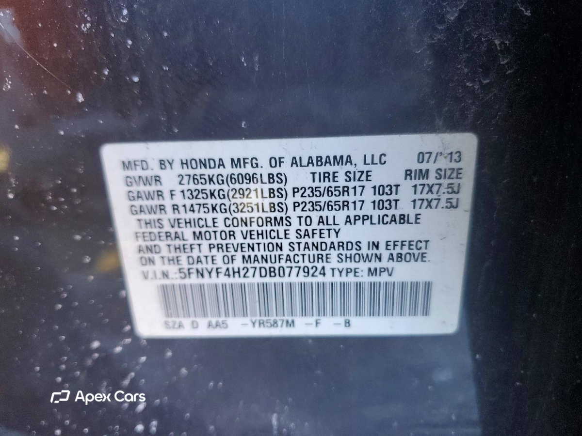 Honda Pilot 2013