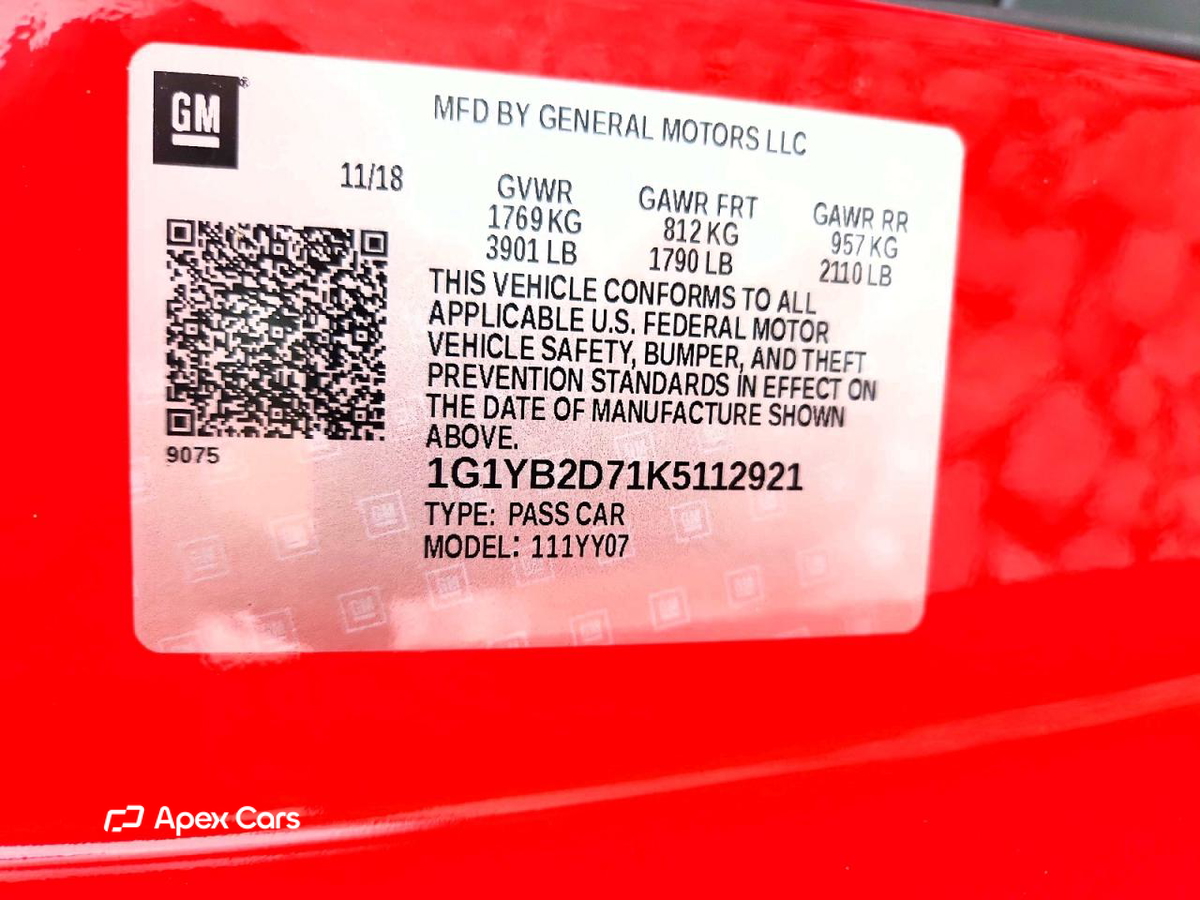 Chevrolet Corvette 2019