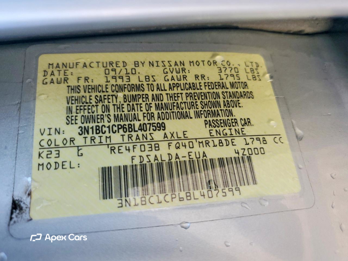 Nissan Versa 2011
