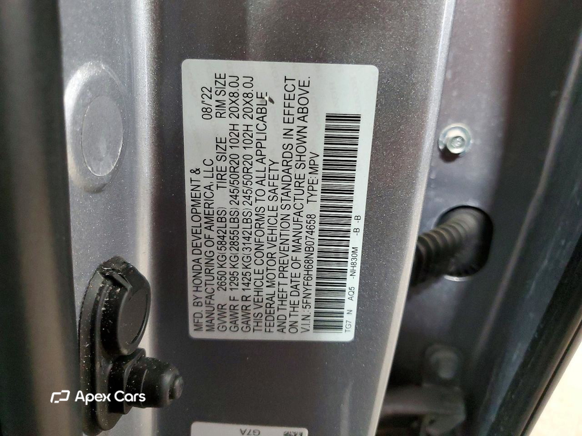 Honda Pilot 2022