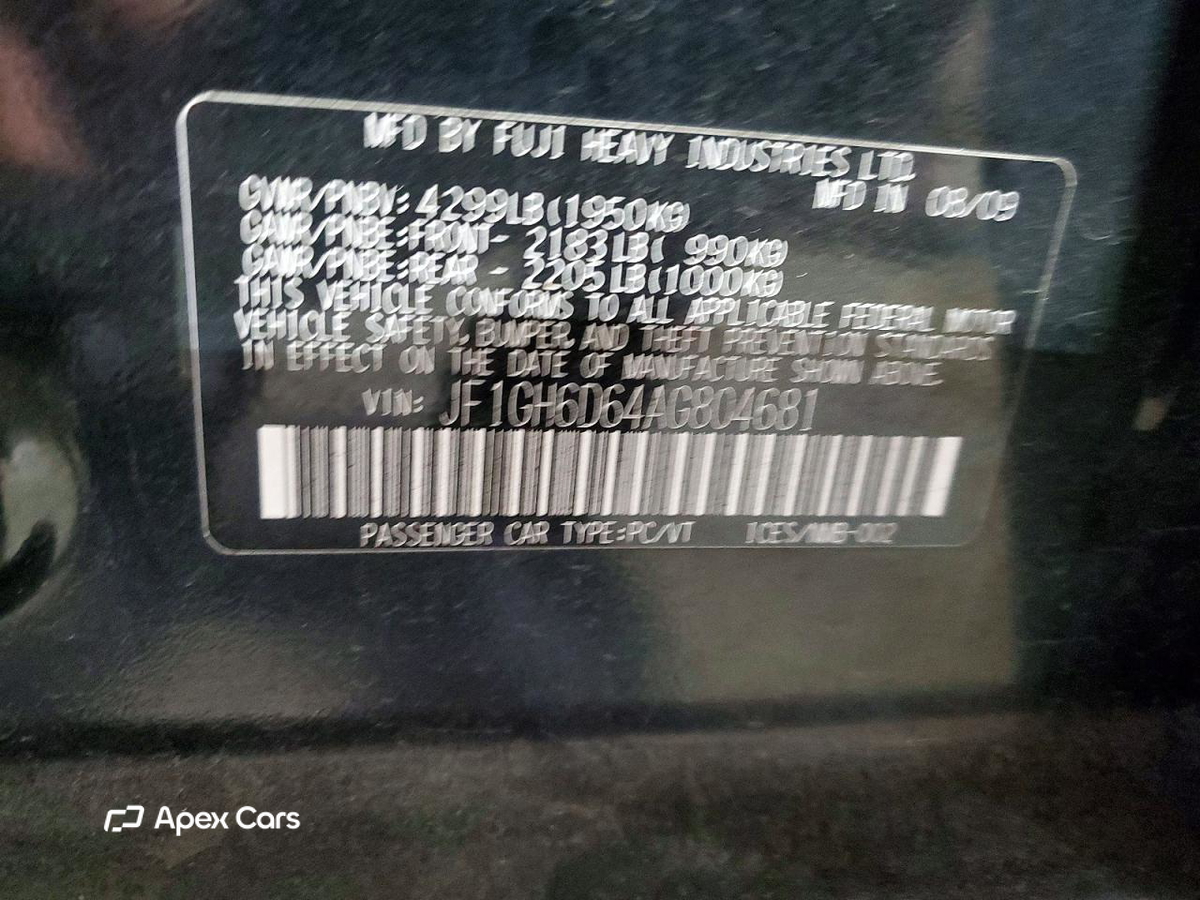 Subaru Impreza 2010
