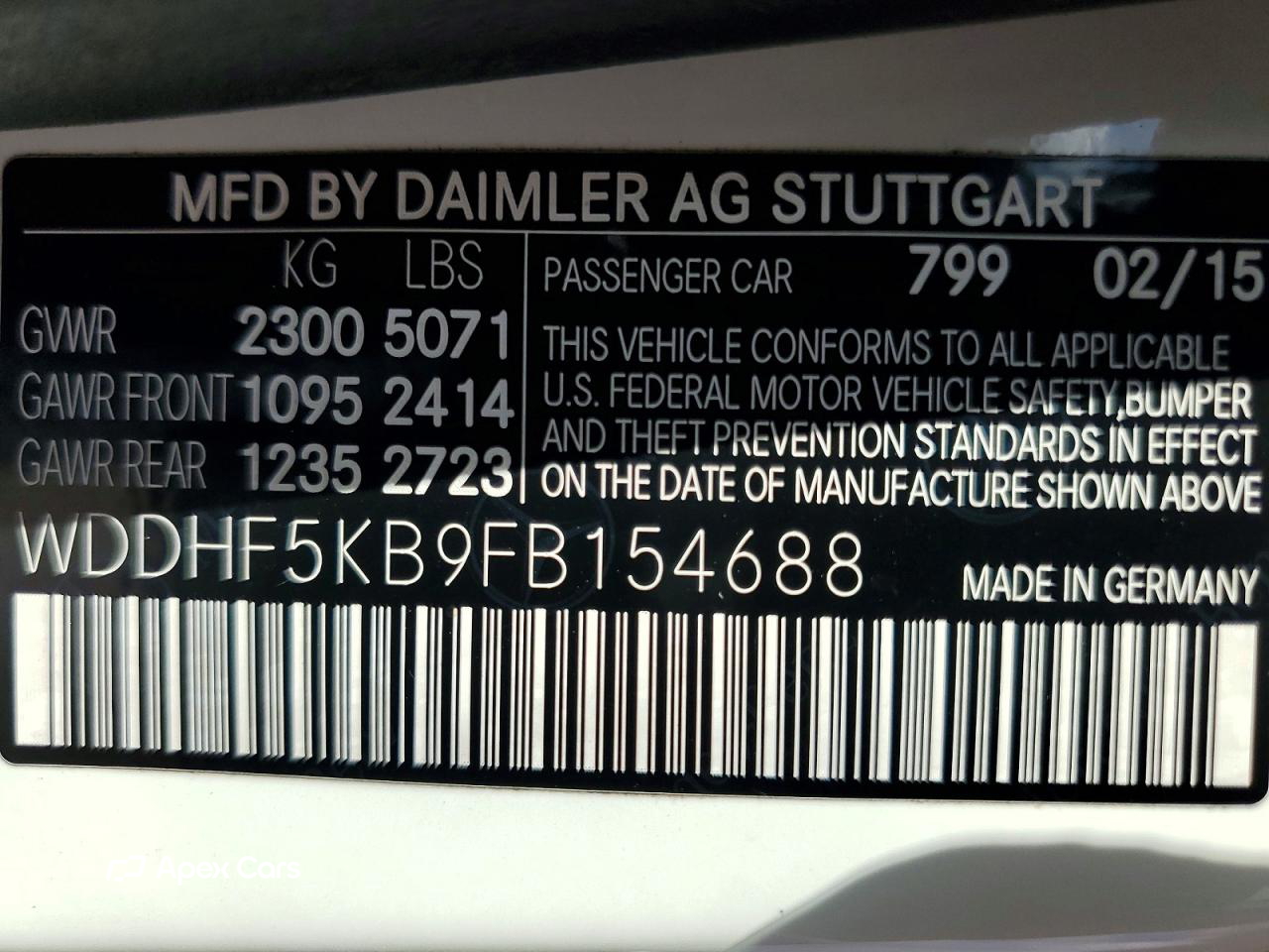 Mercedes-Benz E-klasse 2015