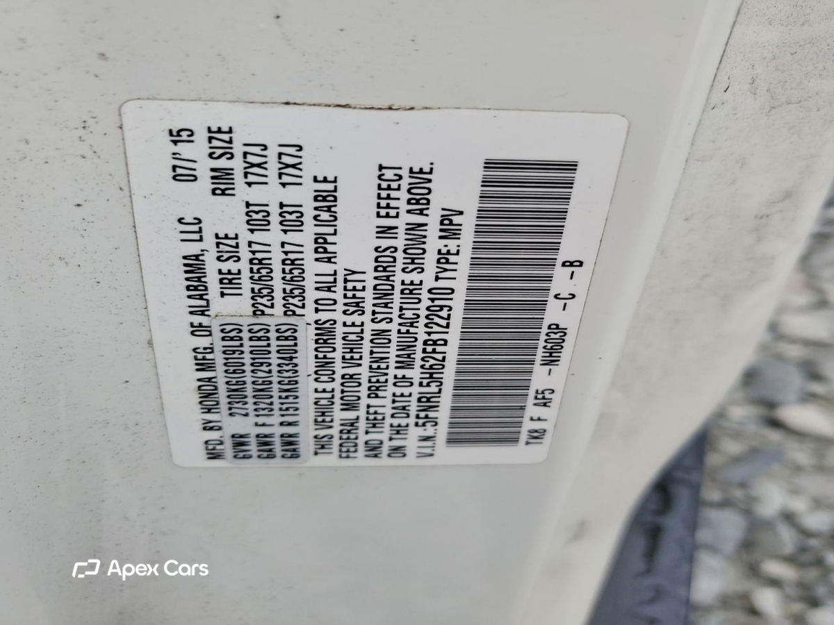 Honda Odyssey 2015
