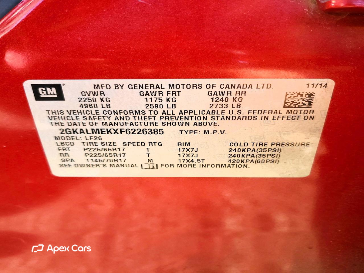GMC Terrain 2015