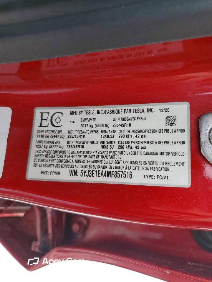 Tesla Model 3 2021