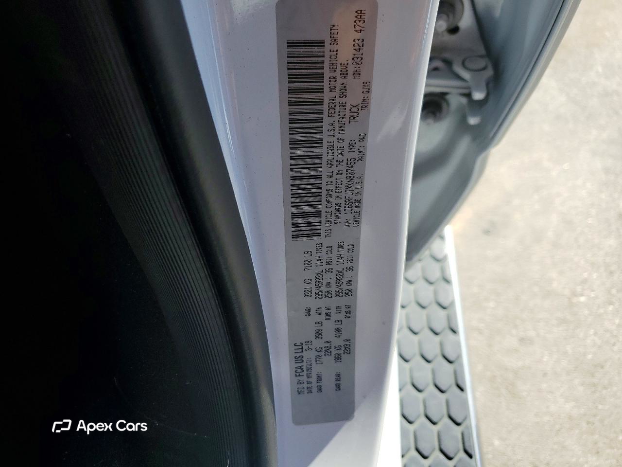 RAM 1500 2019
