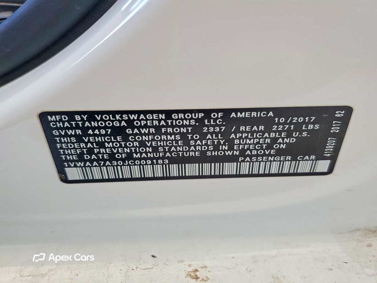 Volkswagen Passat 2018
