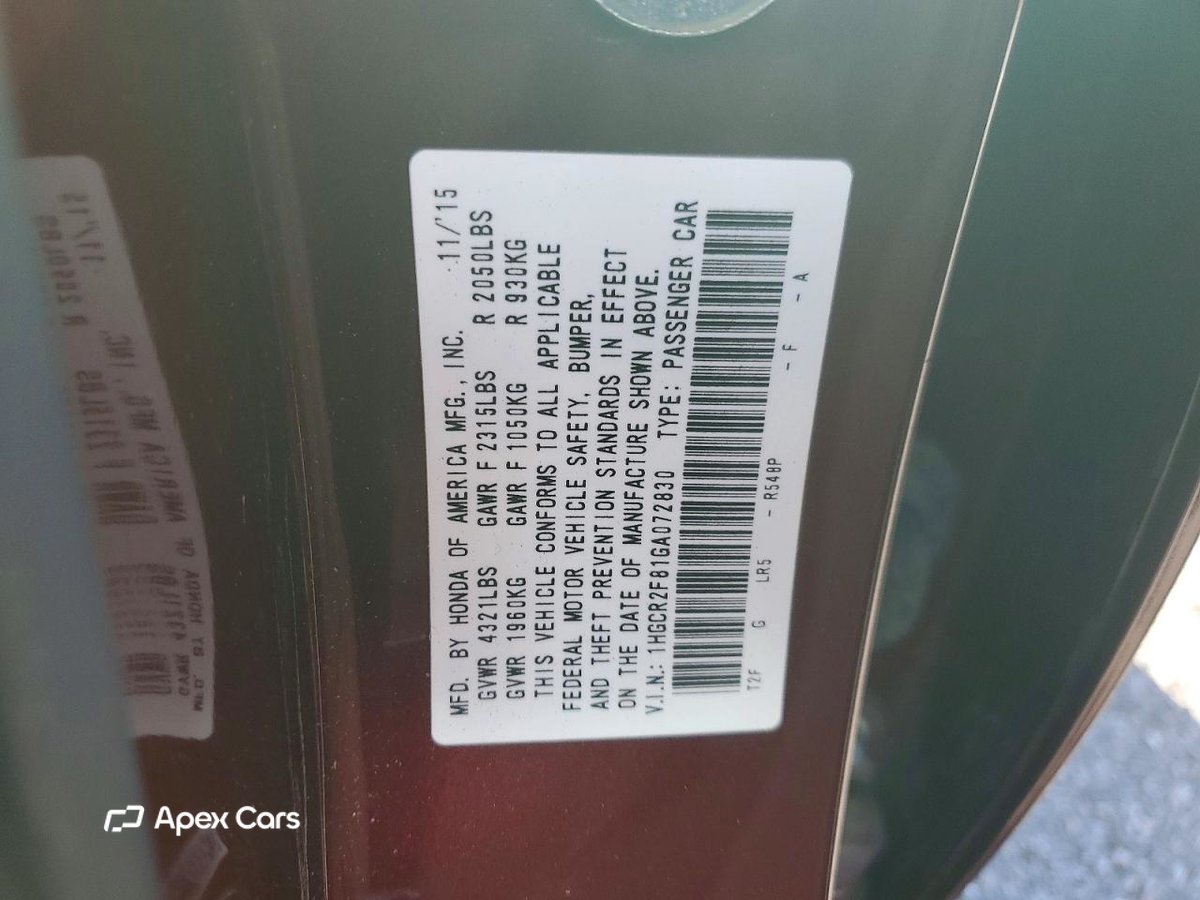 Honda Accord 2016