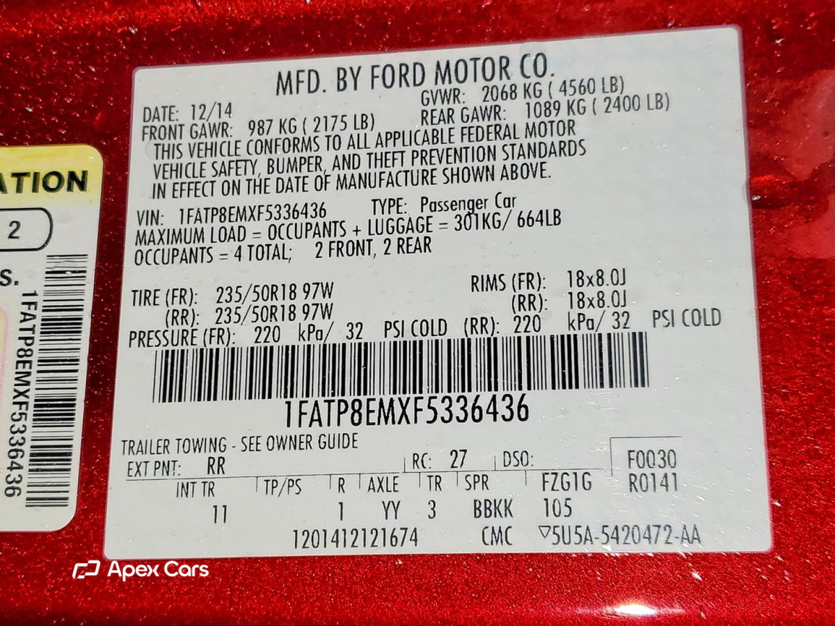 Ford Mustang 2015
