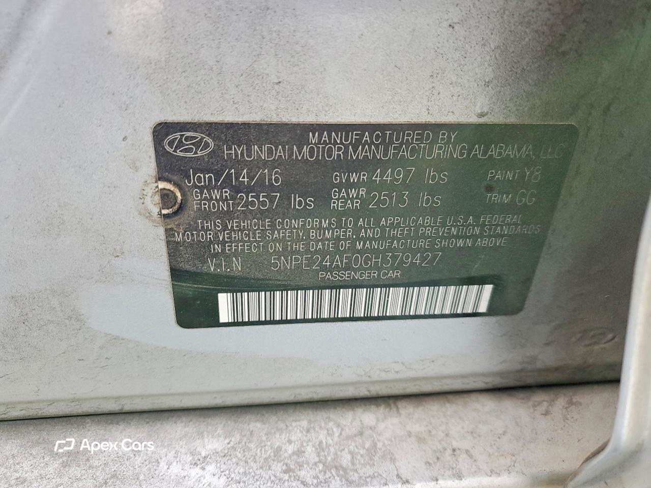 Hyundai Sonata 2016