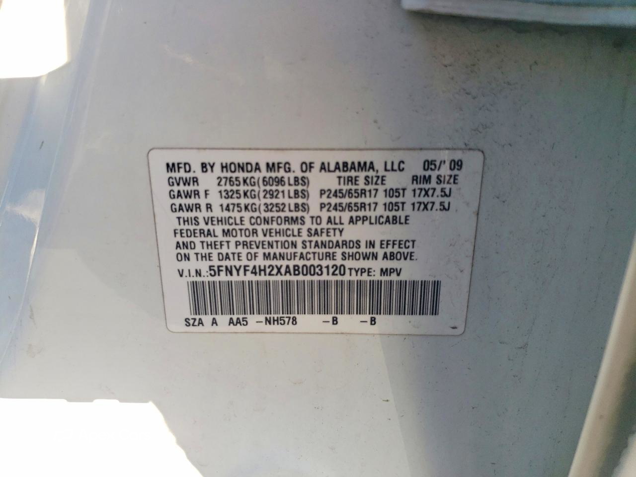 Honda Pilot 2010
