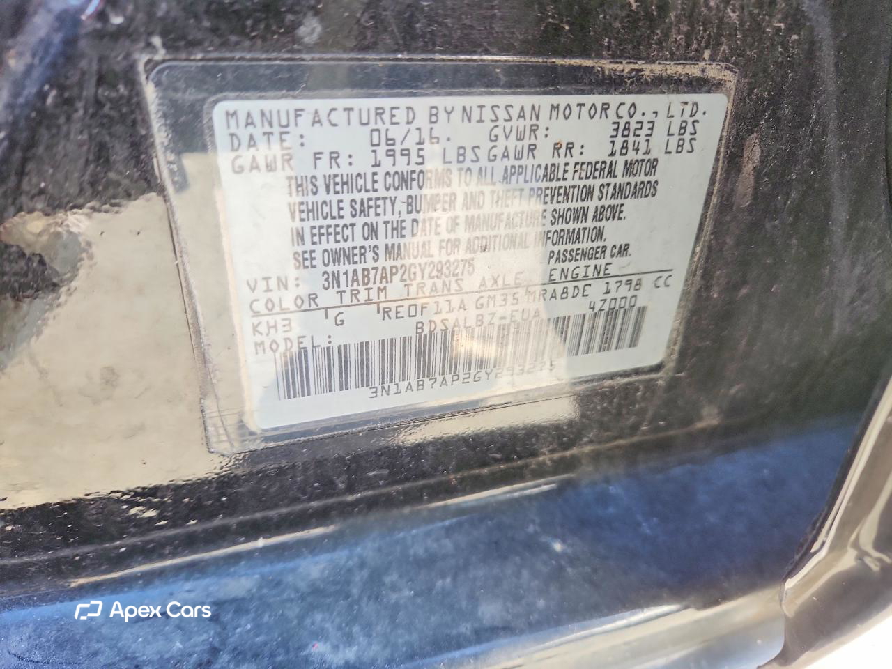 Nissan Sentra 2016