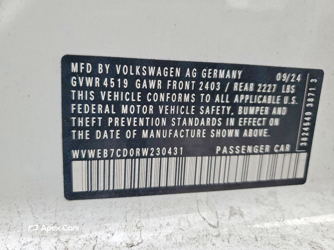 Volkswagen Golf 2024