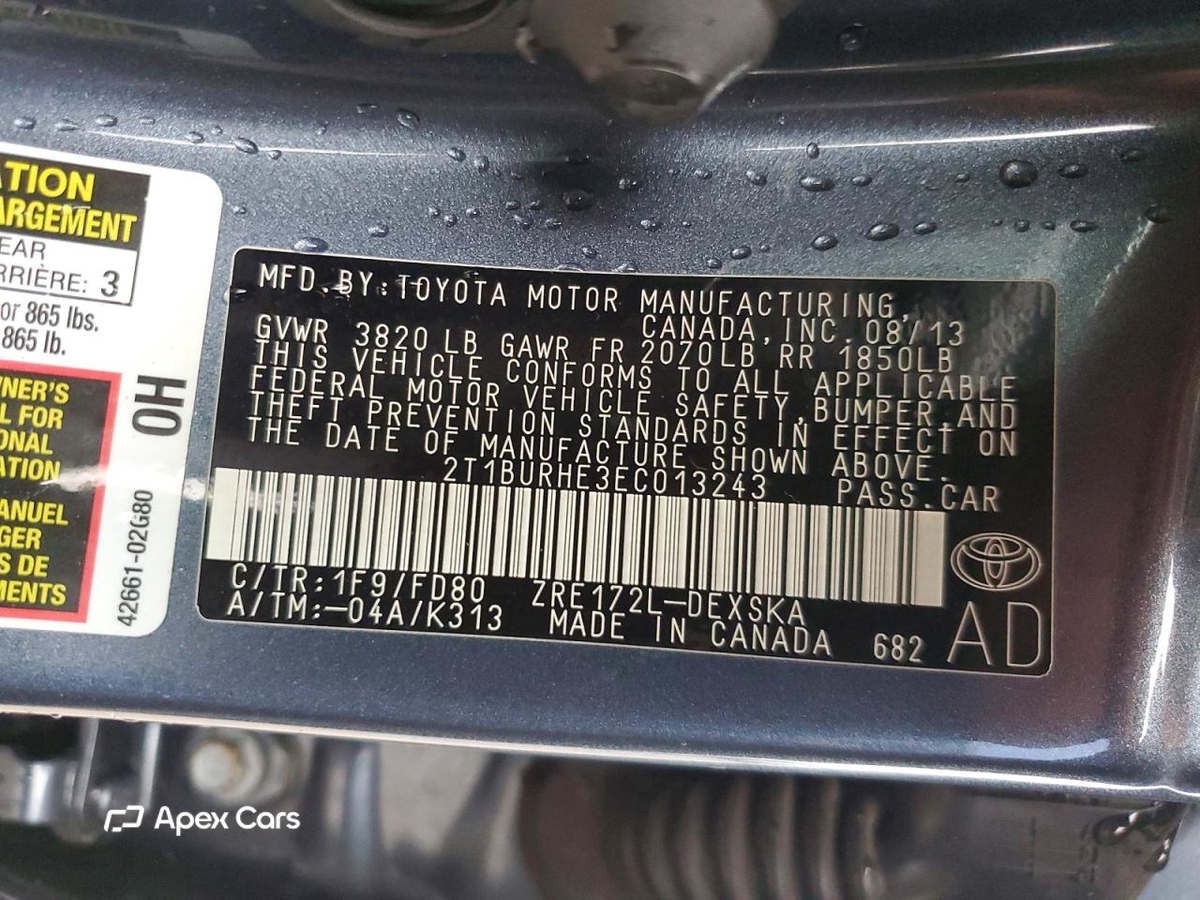 Toyota Corolla 2014