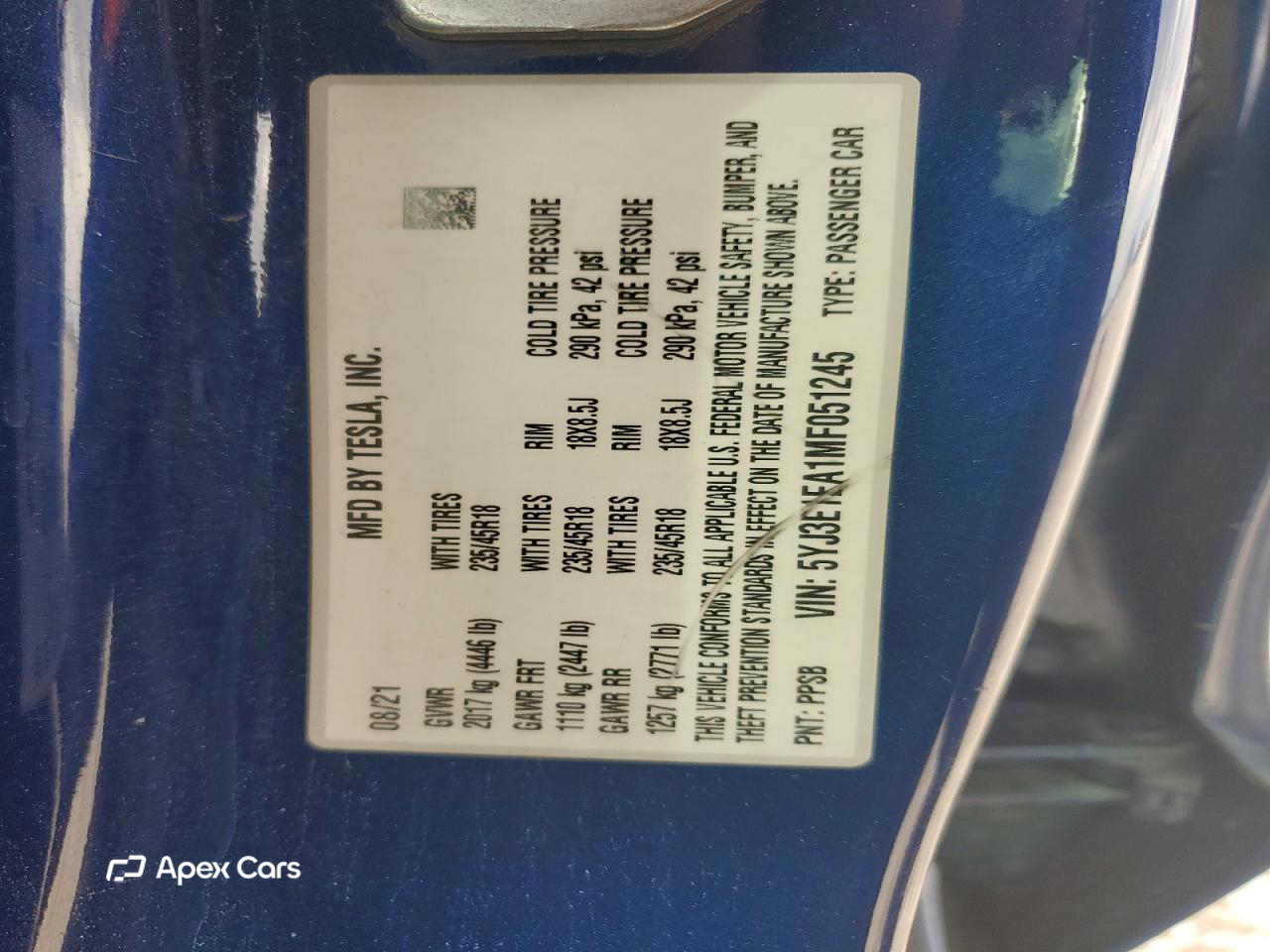 Tesla Model 3 2021