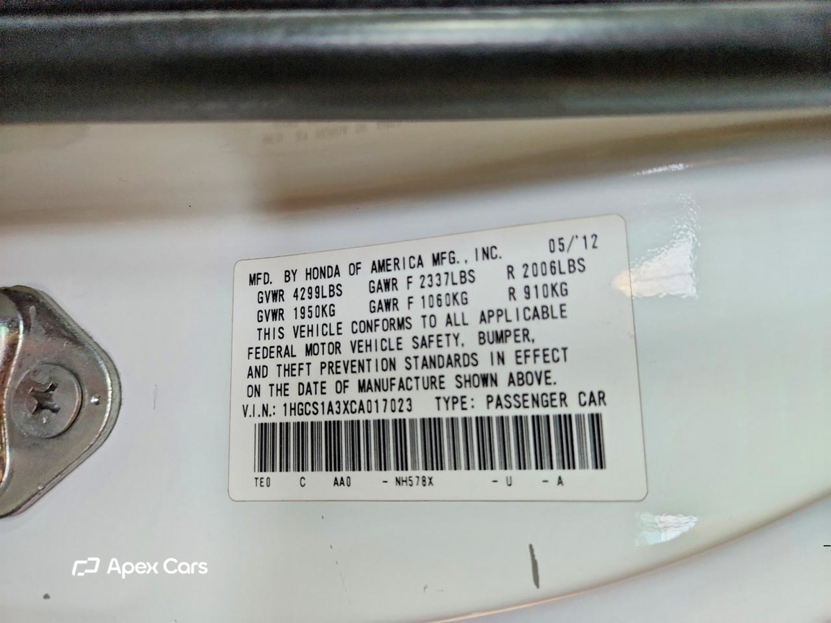 Honda Accord 2012