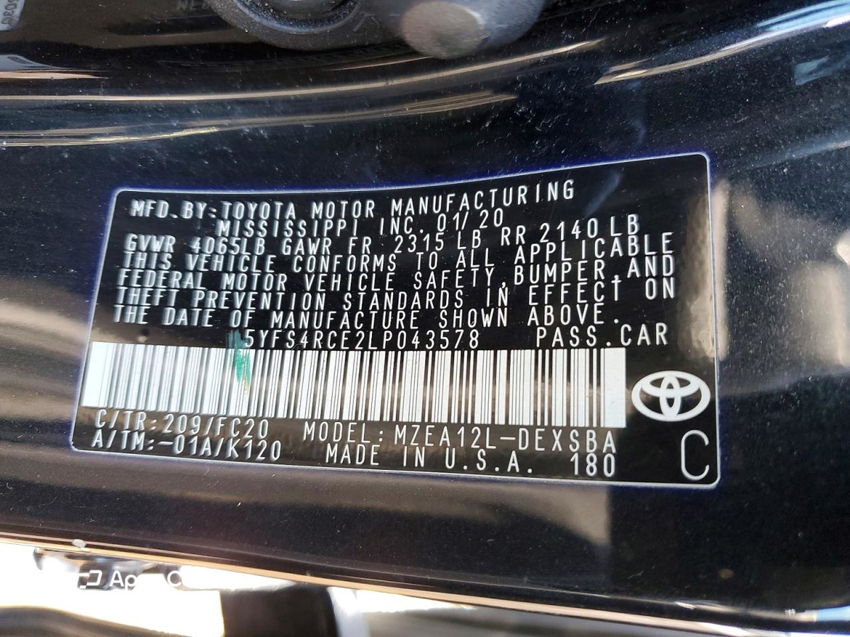 Toyota Corolla 2020