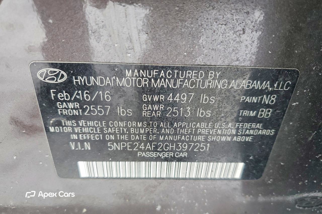 Hyundai Sonata 2016