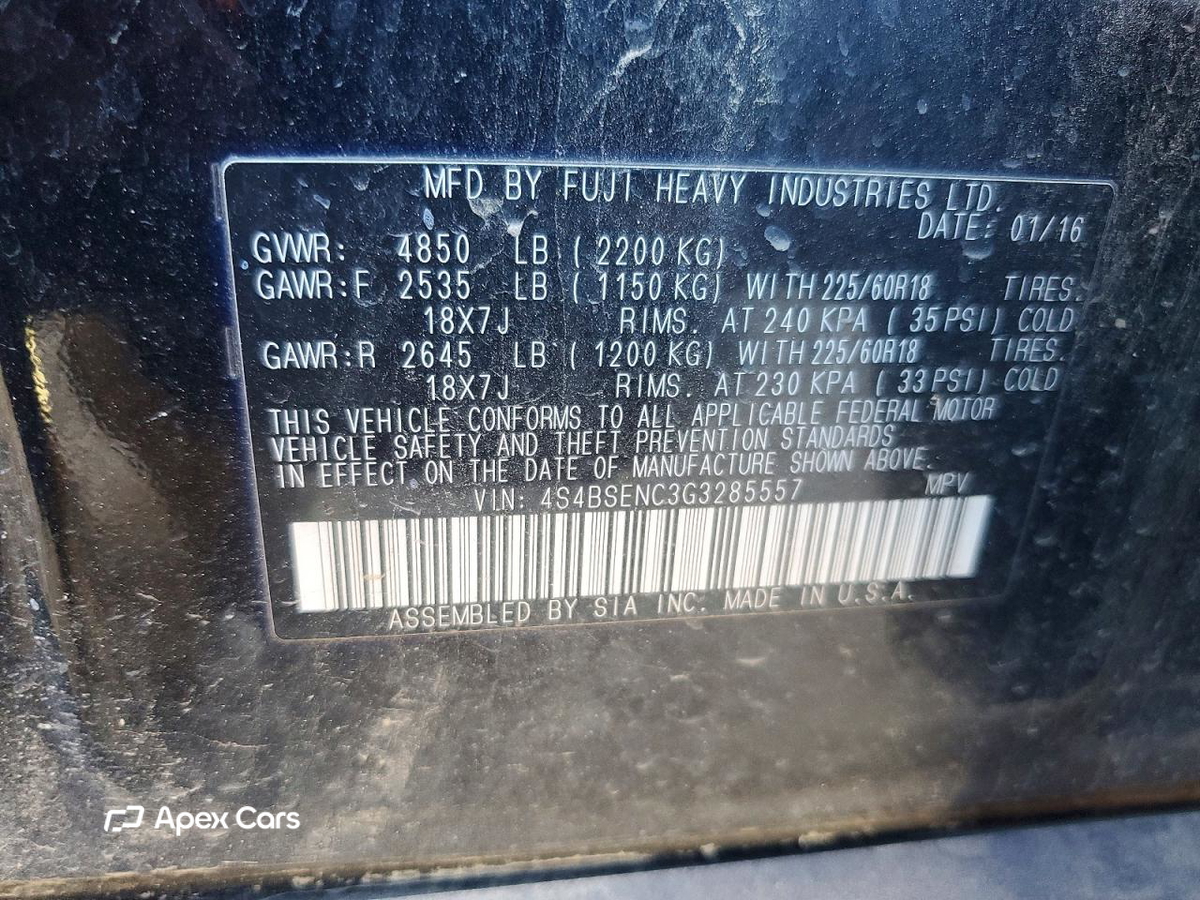 Subaru Outback 2016