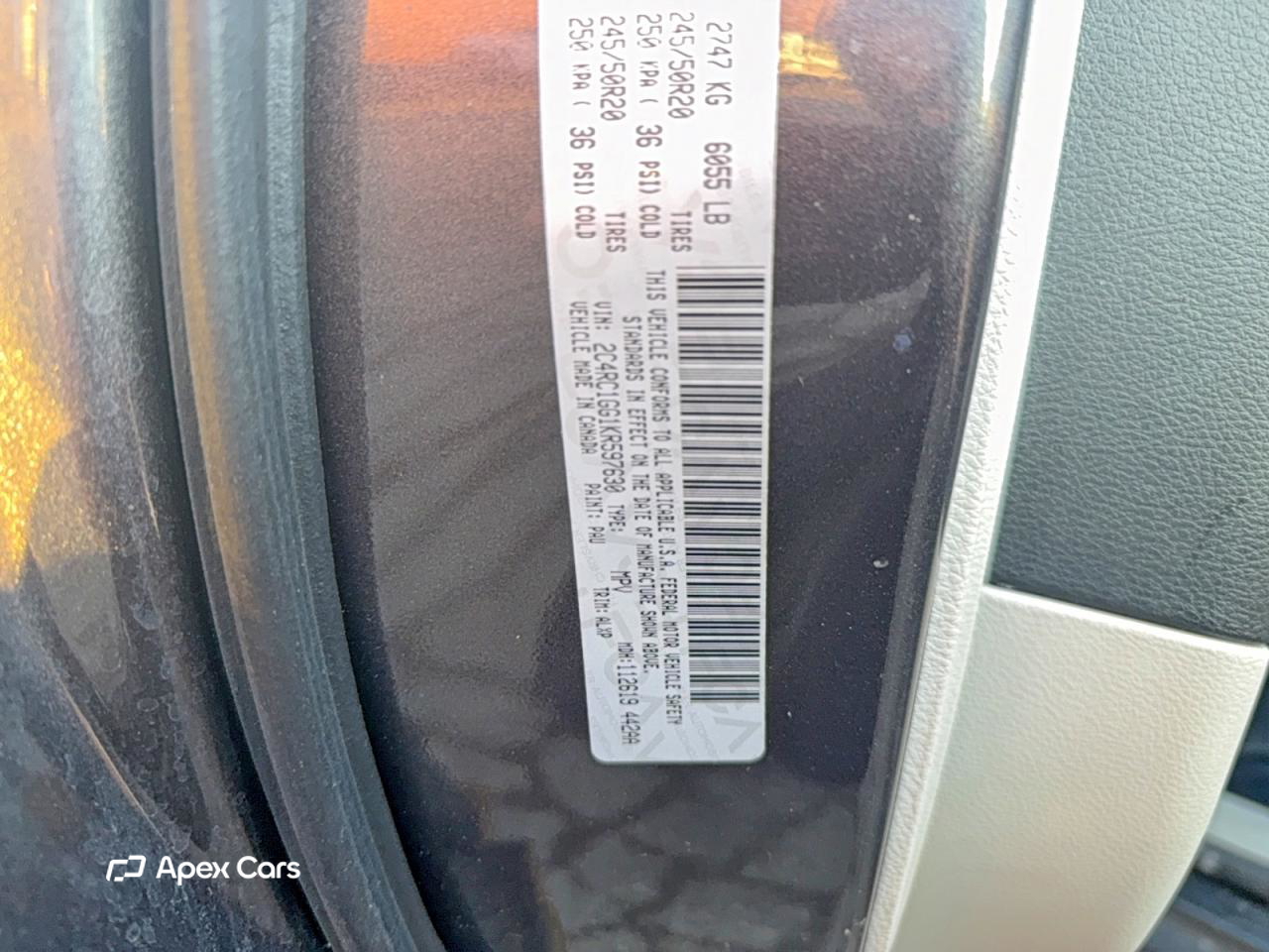 Chrysler Pacifica 2019
