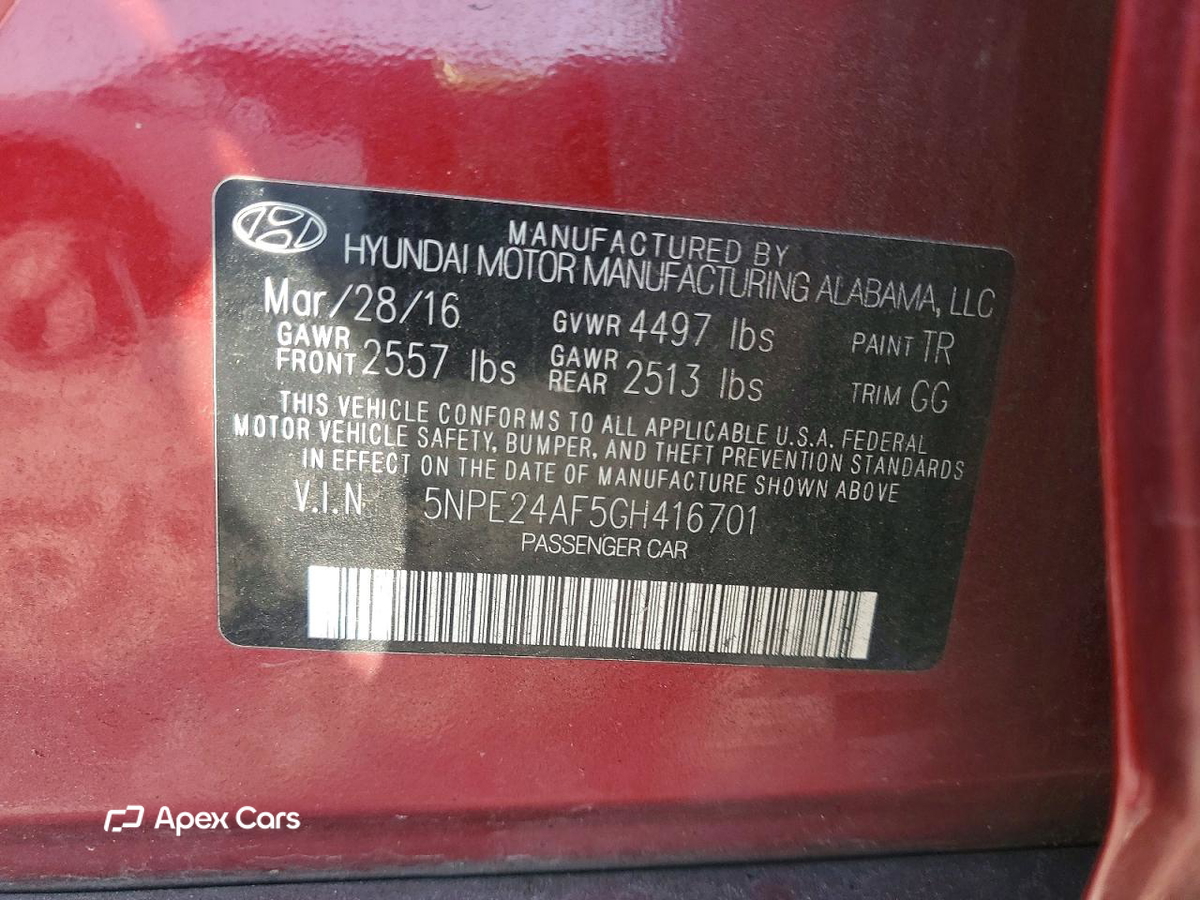 Hyundai Sonata 2016