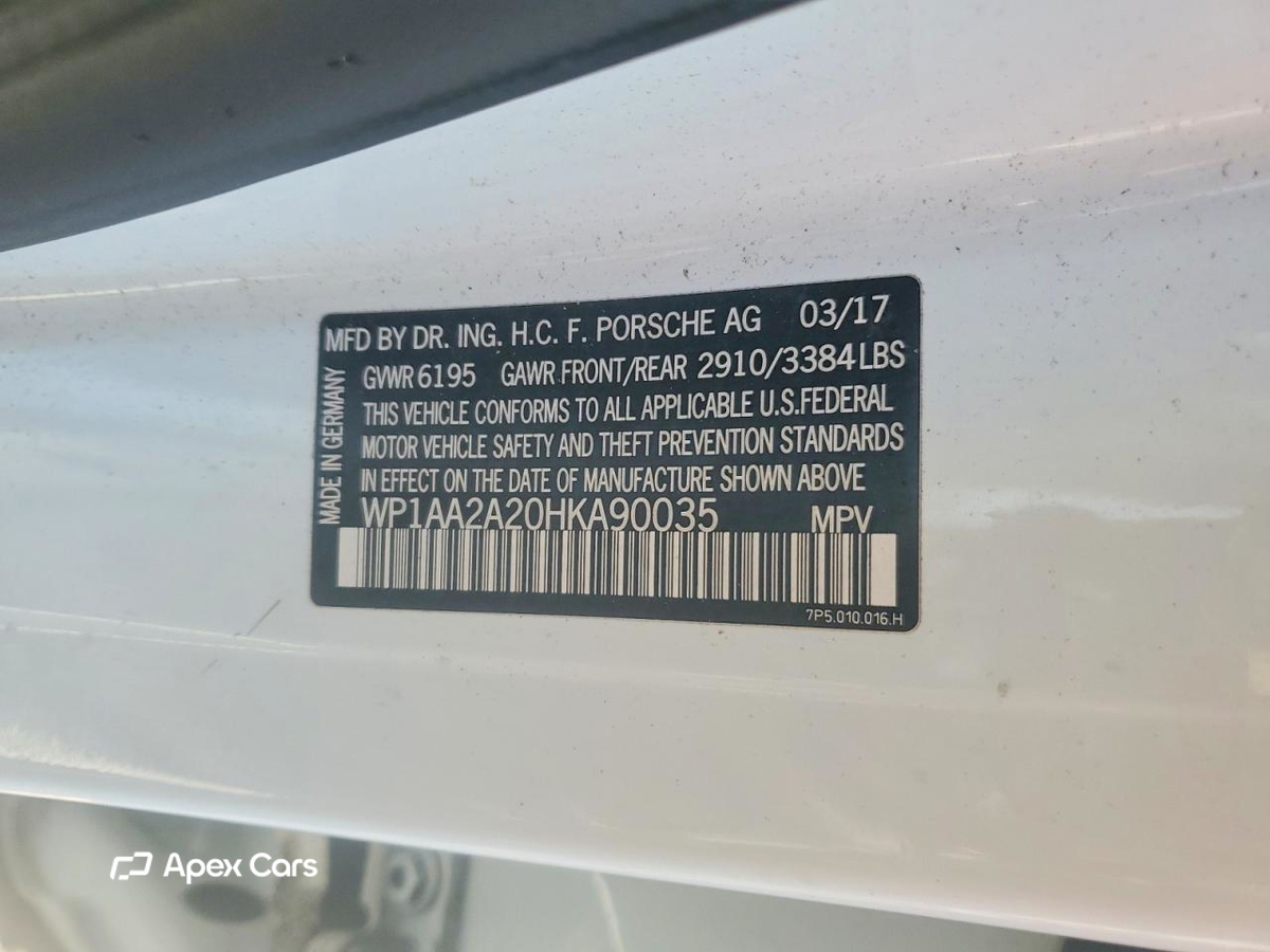 Porsche Cayenne 2017