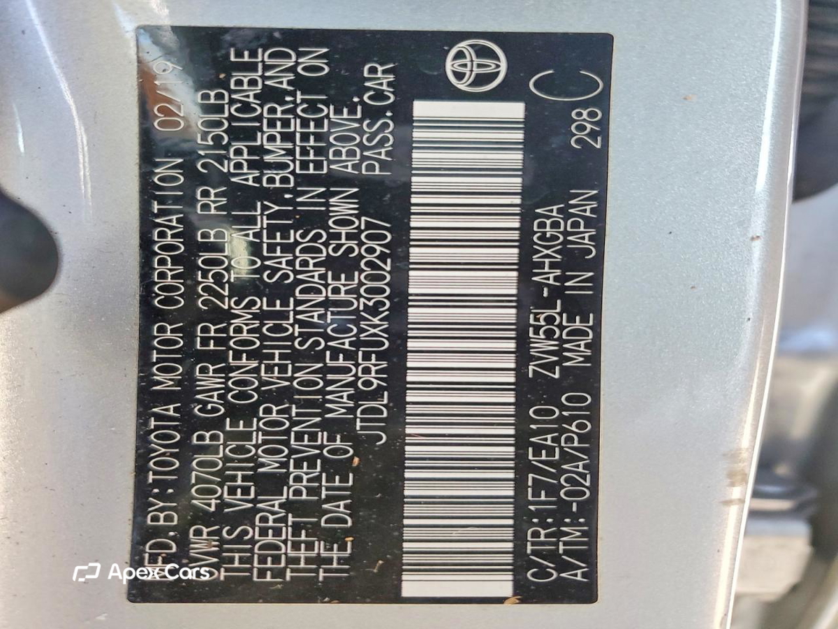 Toyota Prius 2019