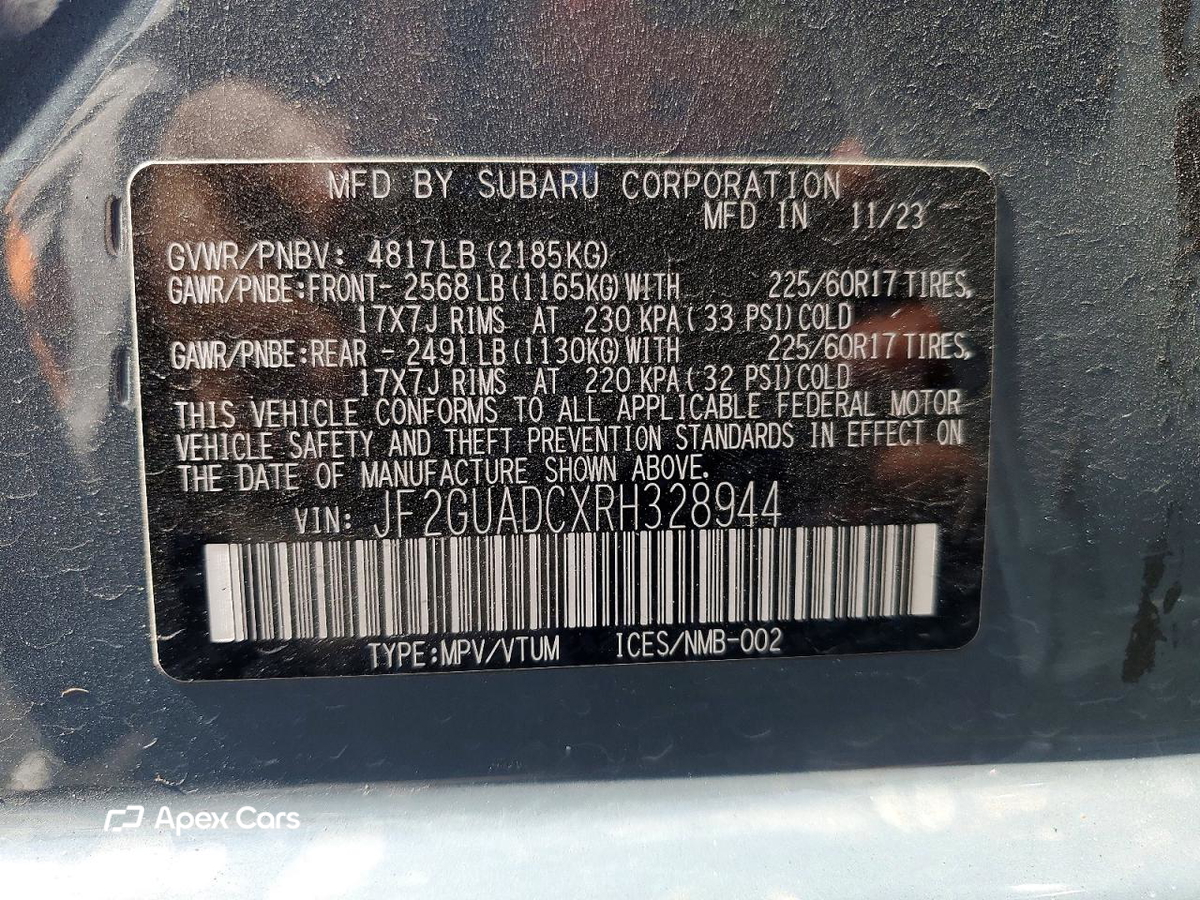 Subaru XV 2024