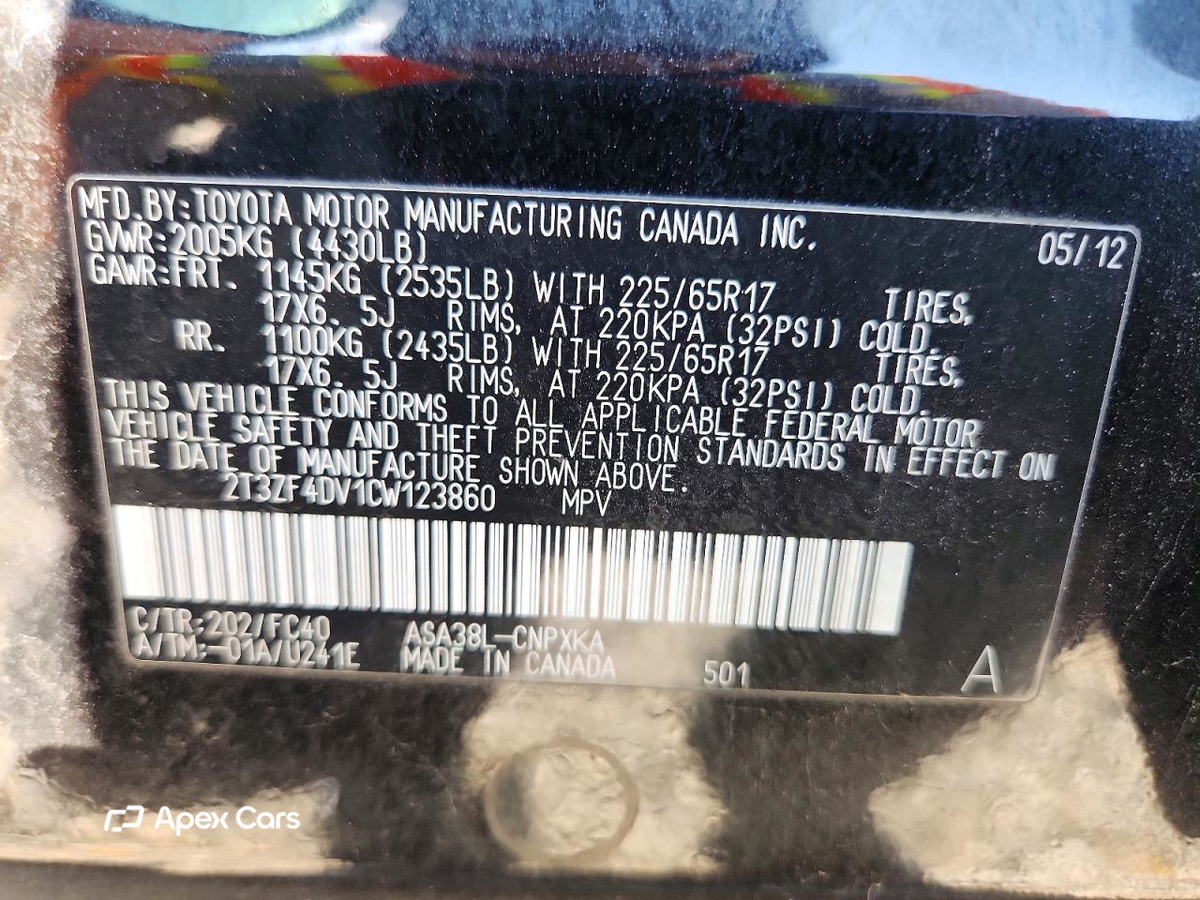 Toyota RAV 4 2012