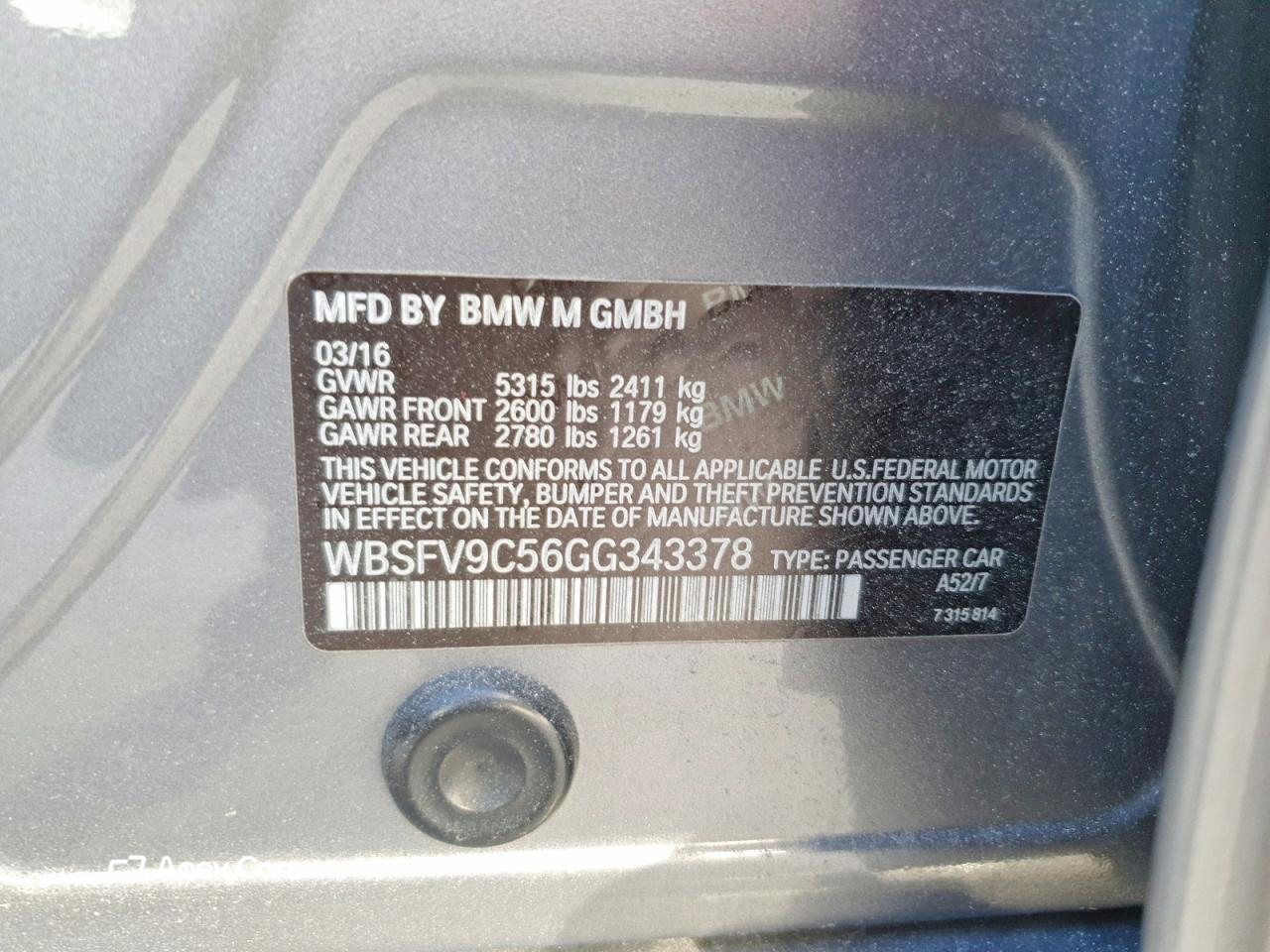 BMW M5 2016