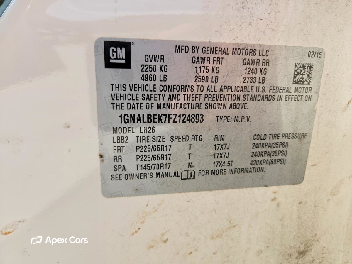 Chevrolet Equinox 2015
