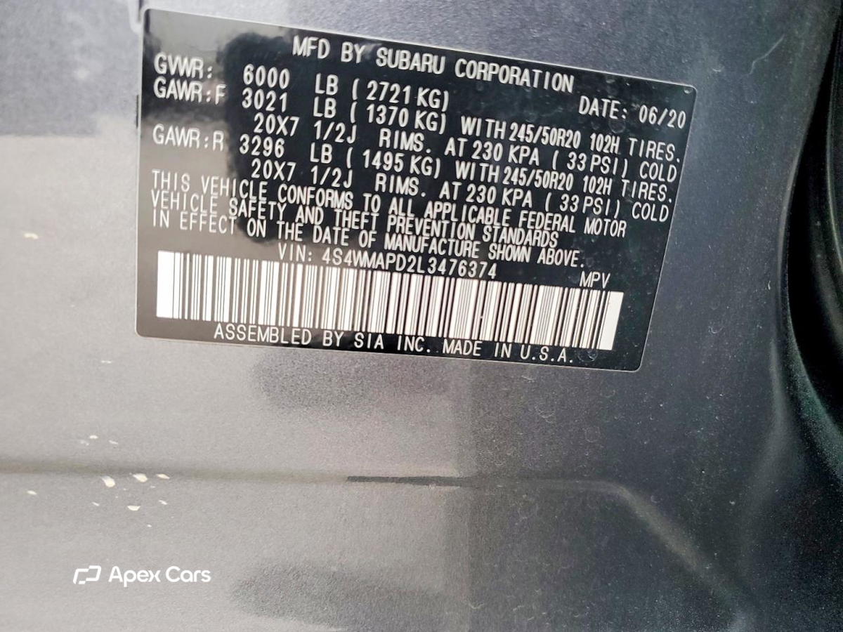 Subaru Ascent 2020