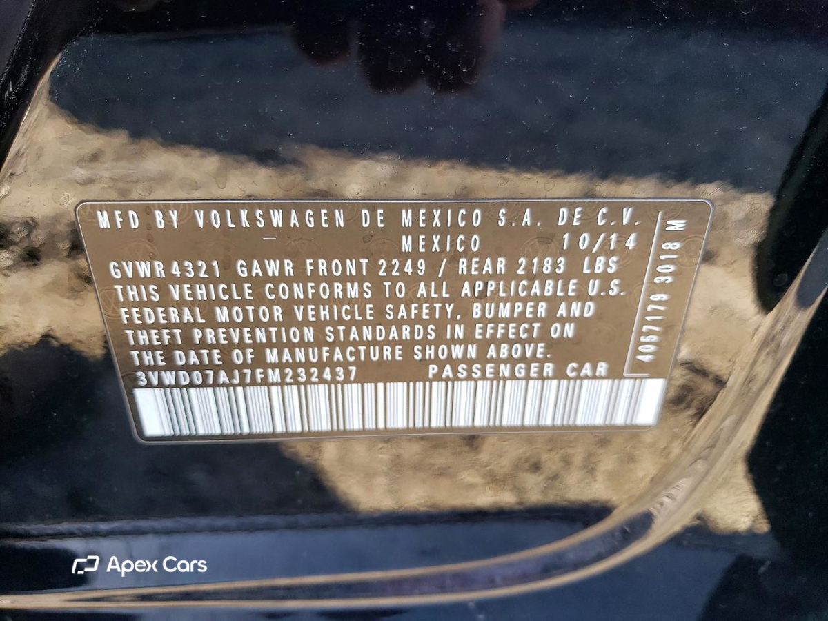 Volkswagen Jetta 2015