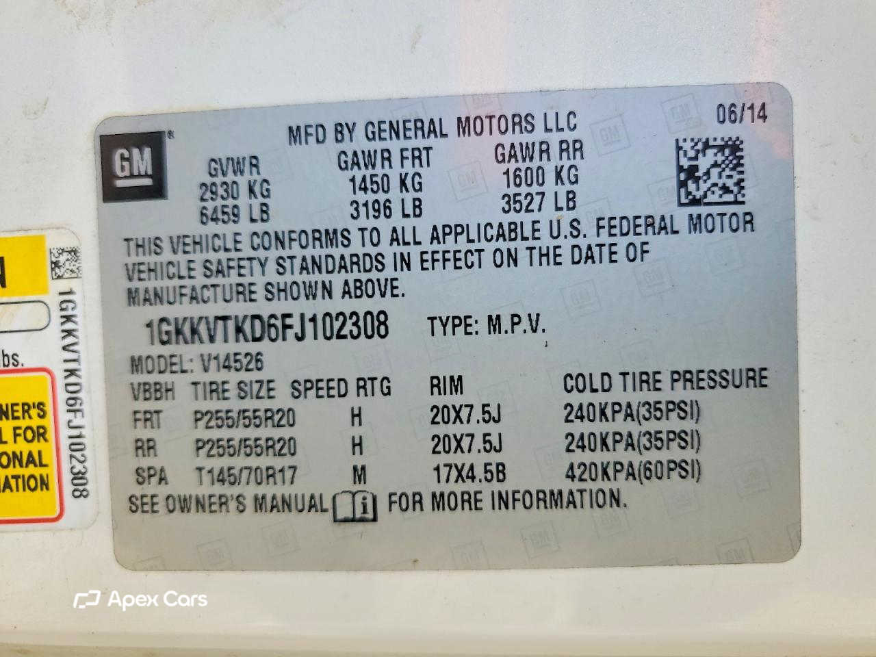 GMC Acadia 2015