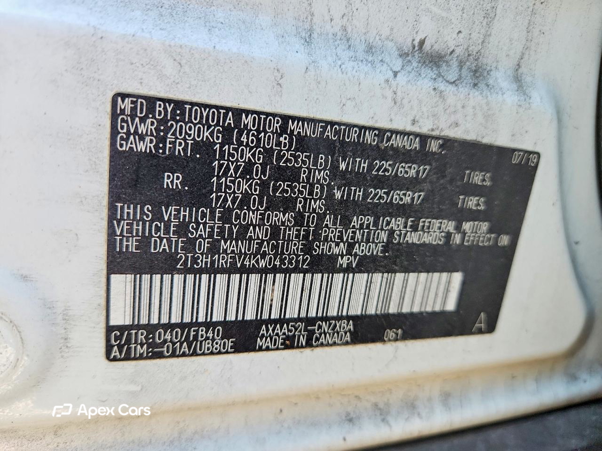 Toyota RAV 4 2019