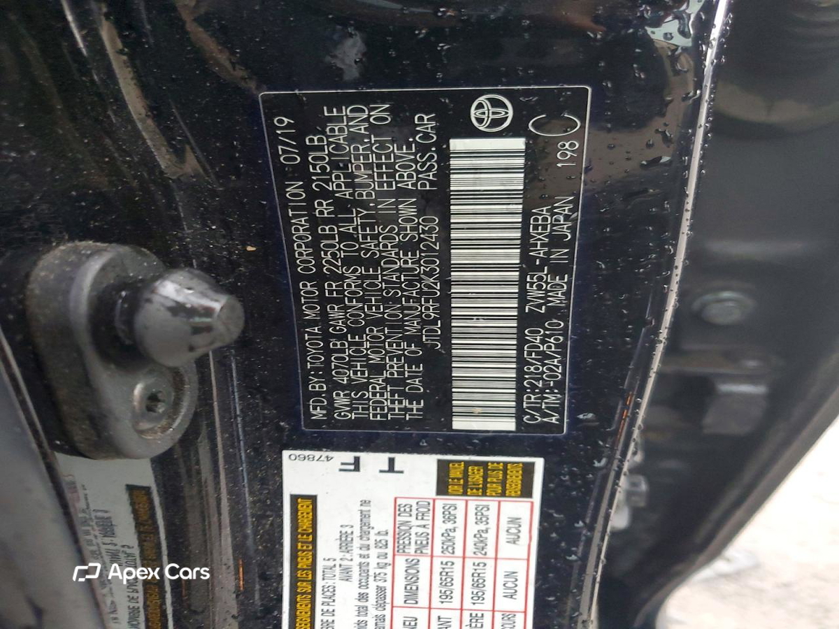 Toyota Prius 2019