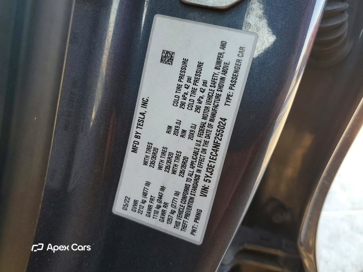 Tesla Model 3 2022