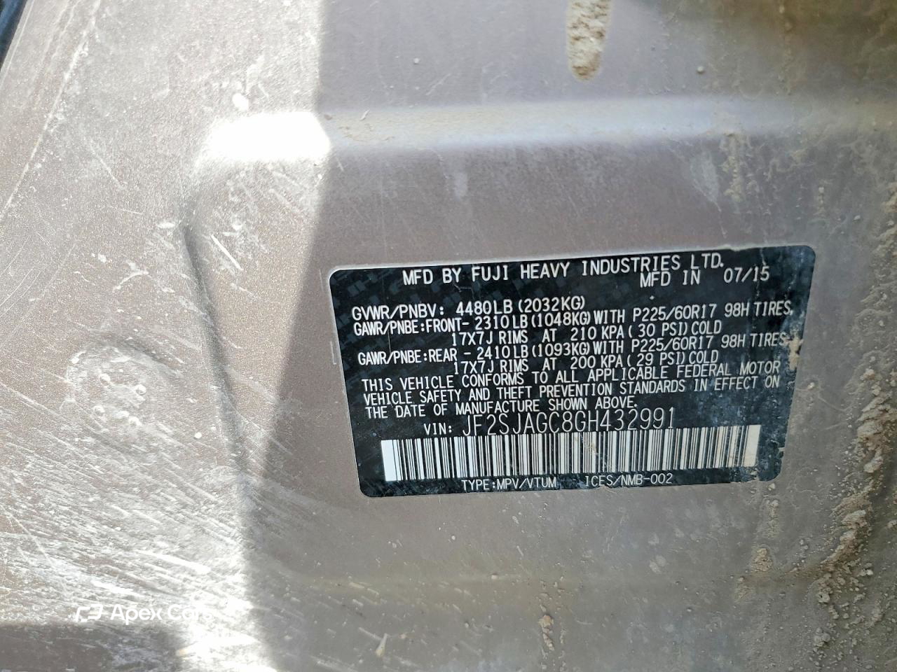 Subaru Forester 2016