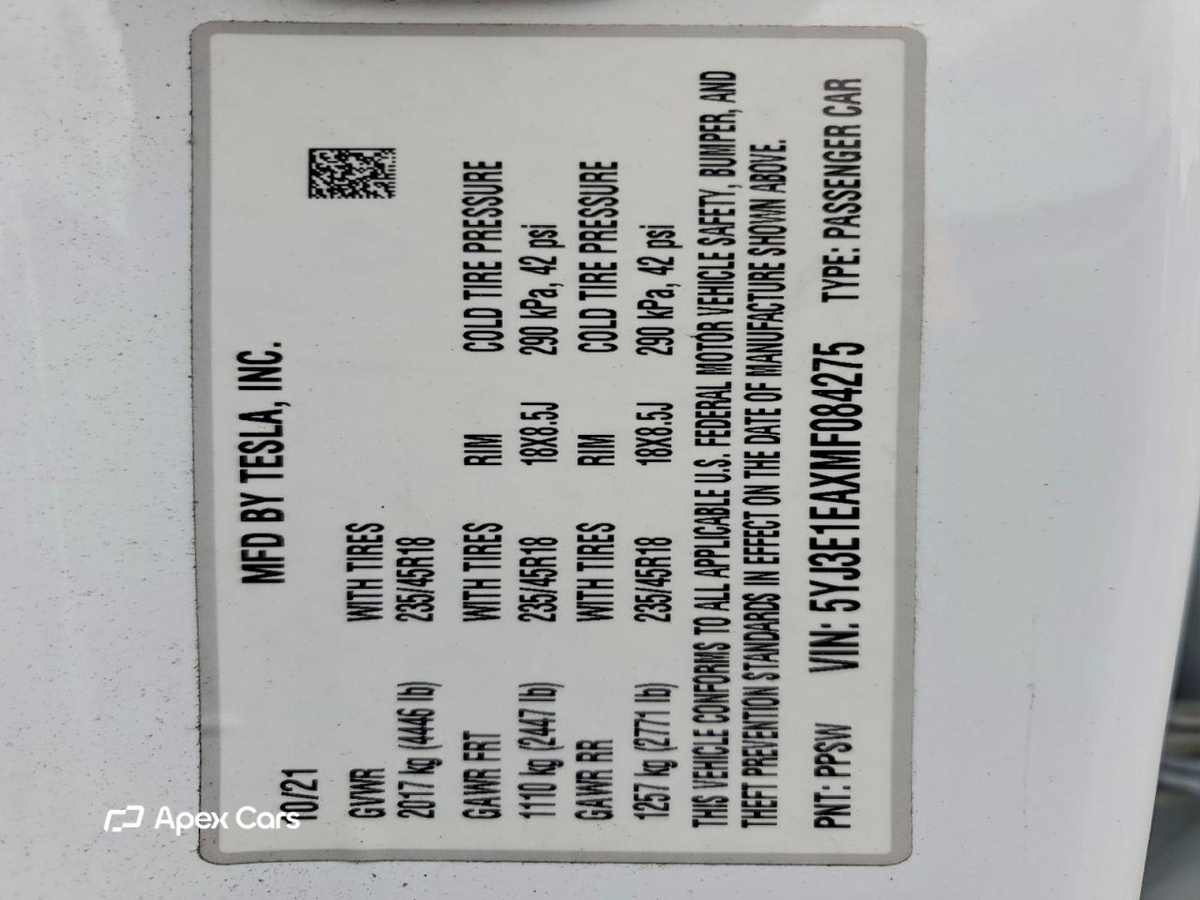 Tesla Model 3 2021