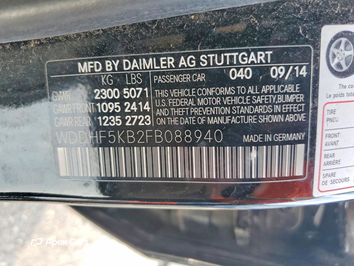 Mercedes-Benz E-klasse 2015
