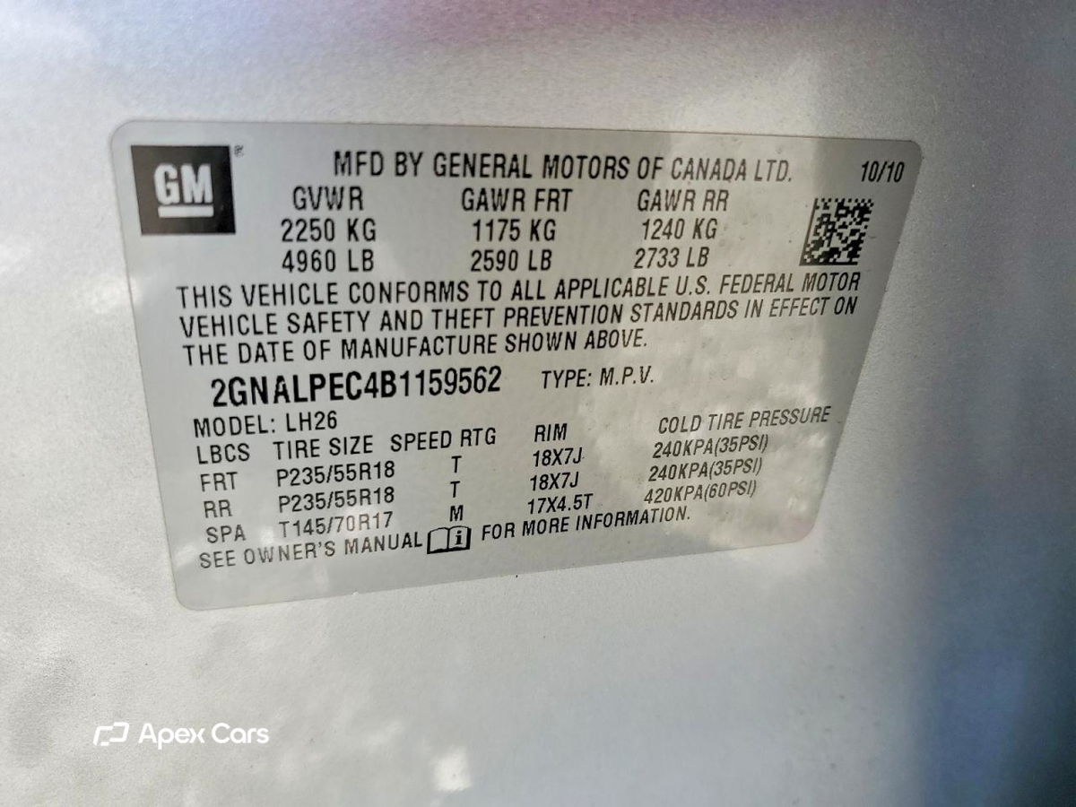 Chevrolet Equinox 2011