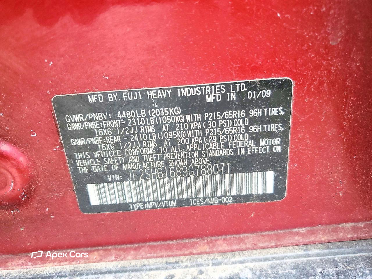 Subaru Forester 2009