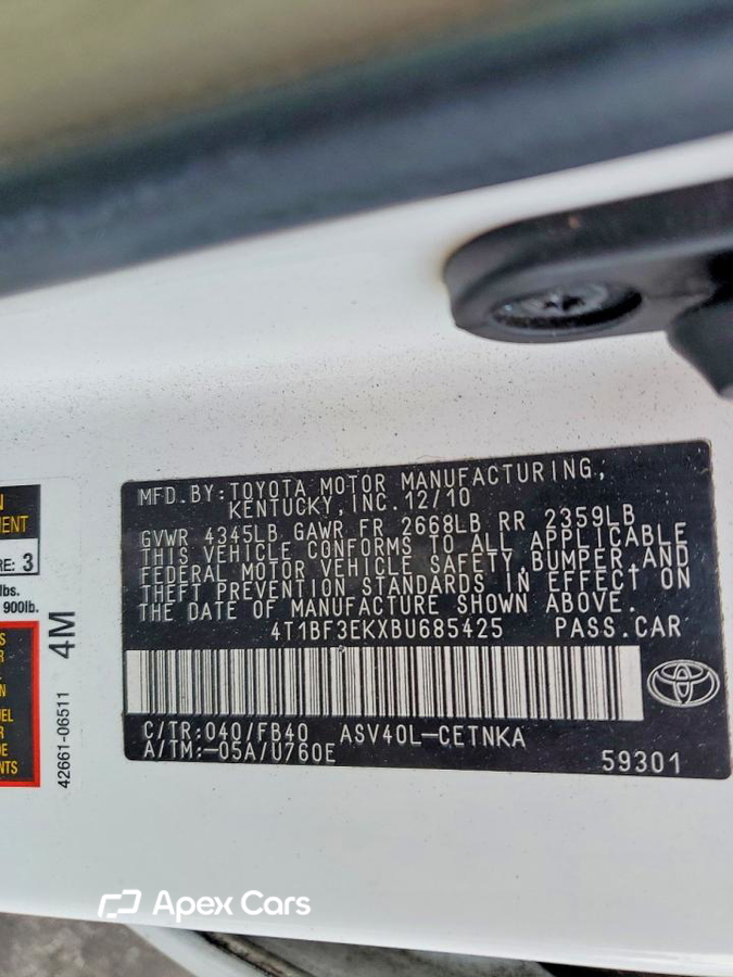 Toyota Camry 2011