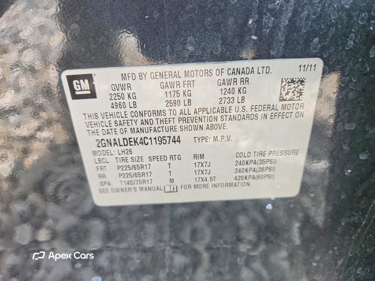 Chevrolet Equinox 2012