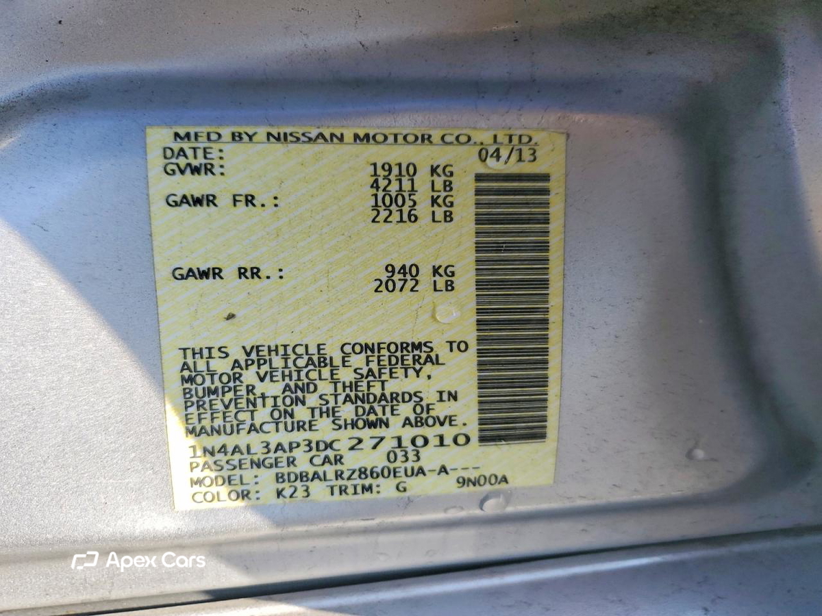 Nissan Altima 2013