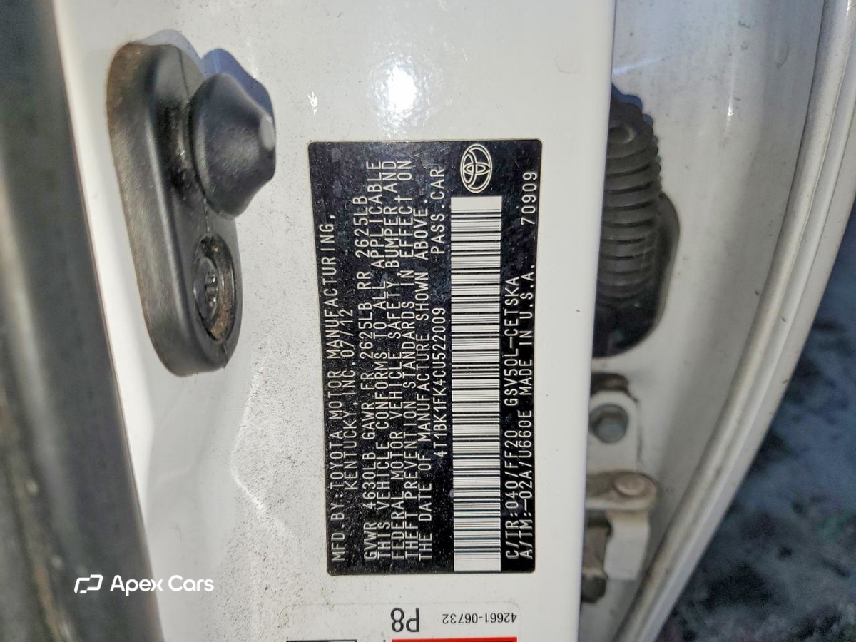 Toyota Camry 2012
