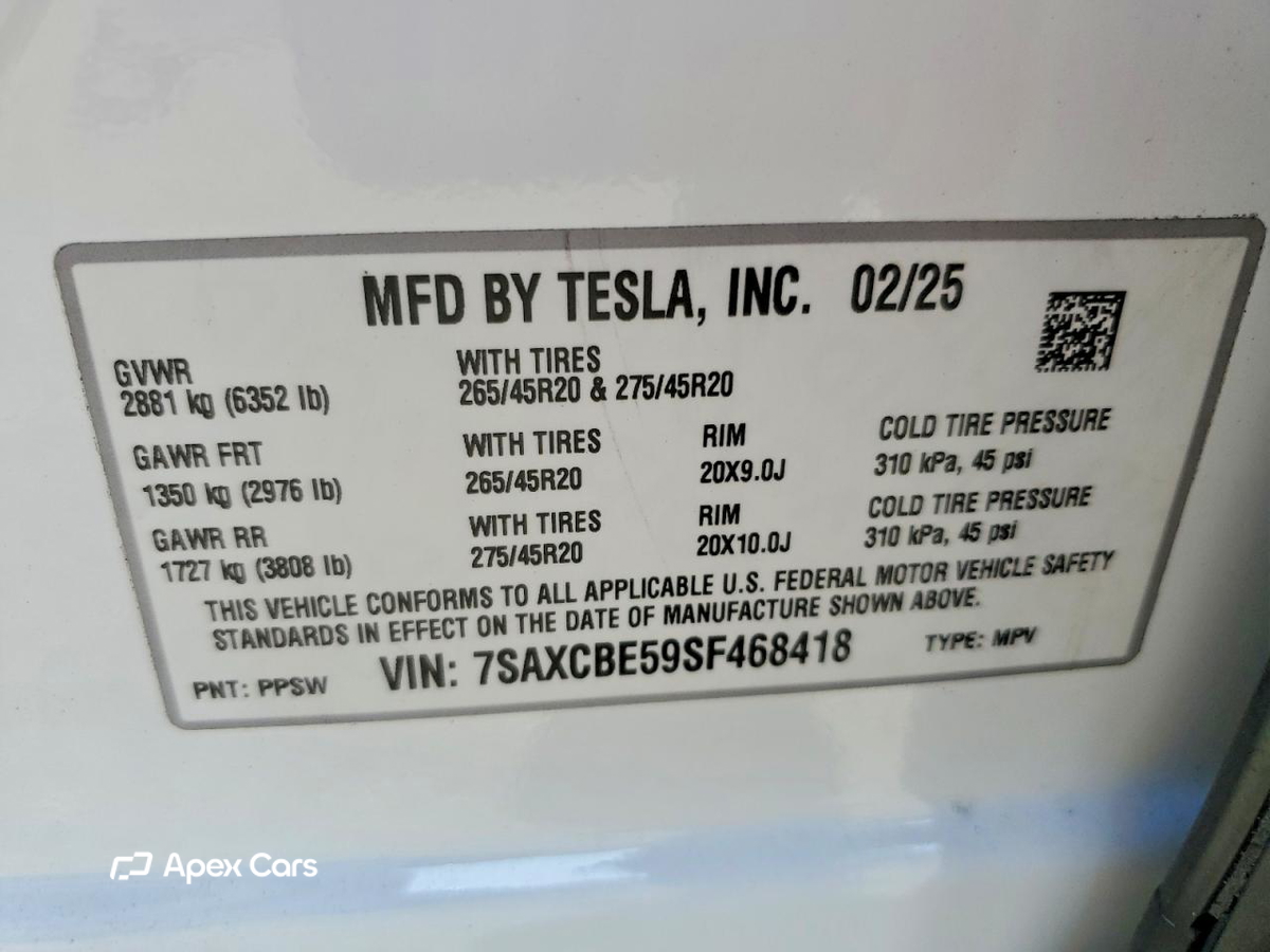 Tesla Model X 2025