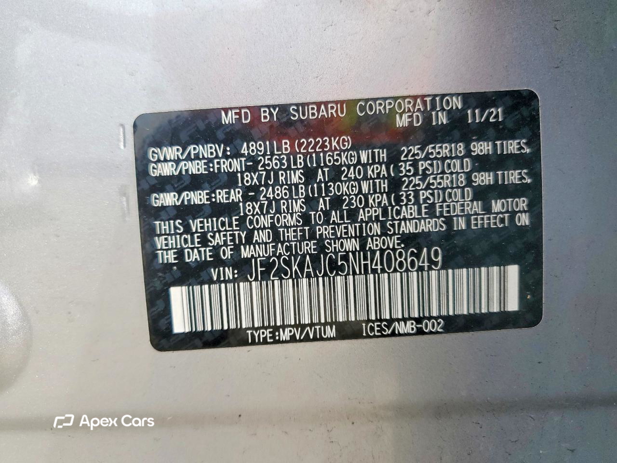 Subaru Forester 2022